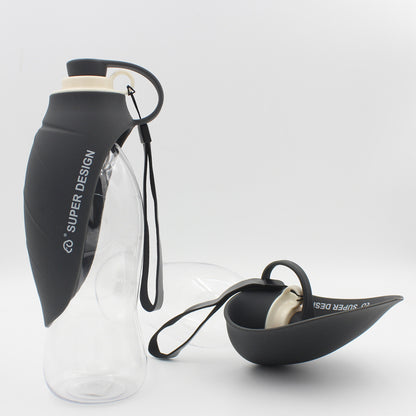 Portable Pet Water Dispenser Feeder Leak Proof With Drinking Cup Dish Bowl Dog Water Bottle - My Store