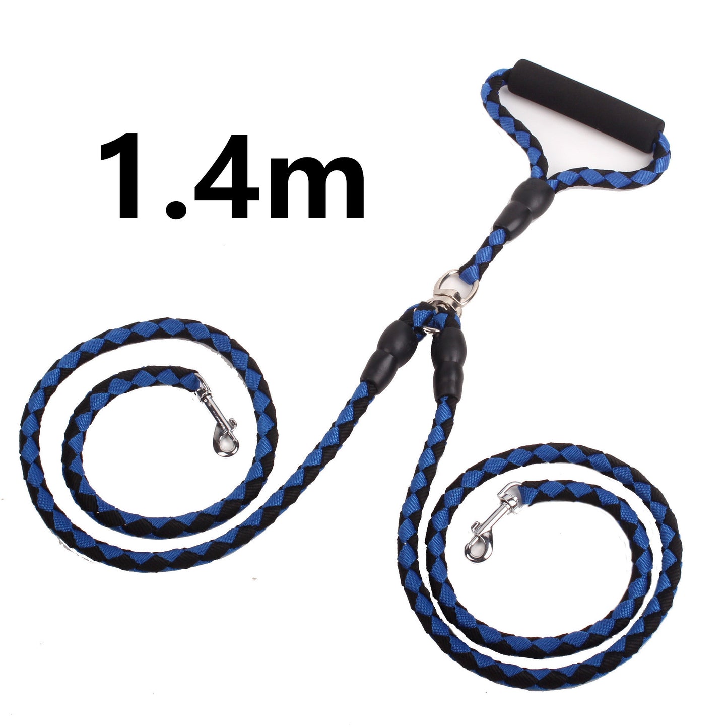 Double-Ended Traction Rope For Walking The Dog Hand-Double-Ended Traction Rope One Plus Two Leash Collar Pet Supplies Dog Collar - My Store