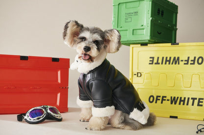 Dog Clothes Autumn And Winter Thickening Fashion Brand Fur Coat - My Store