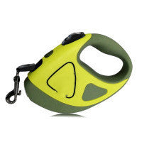 Pet Dog Automatic Retractable Fiber Leash Night Safety LED Shining Automatic Stretching Dog Hand Holding Rope Pet Supplies - My Store