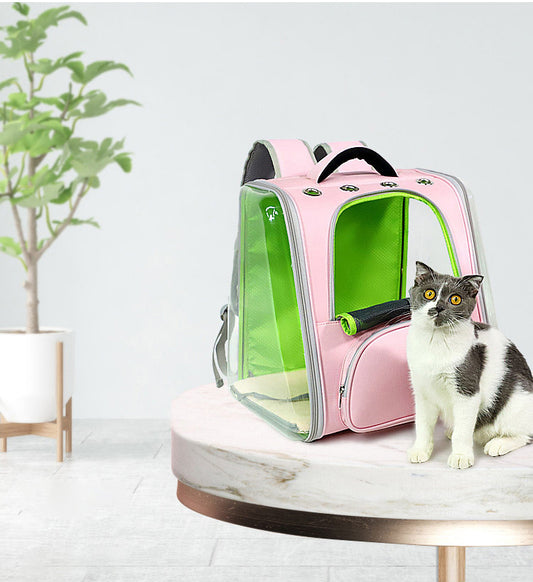 Portable Transparent Space Capsule Cat Bag - My Store