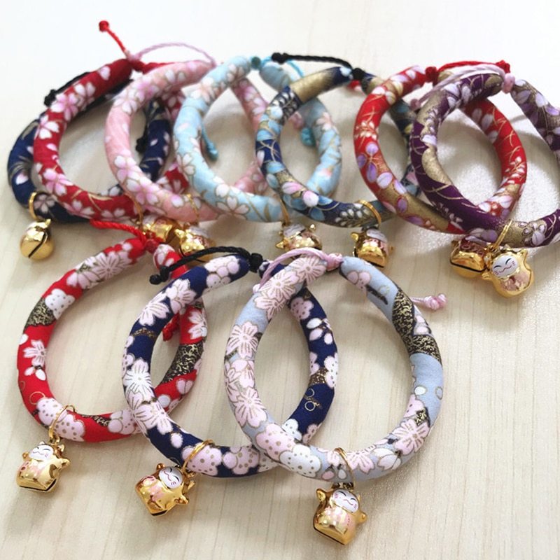 Japanese style pet cat and dog collar necklace - My Store
