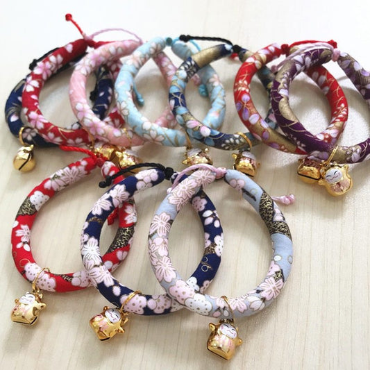 Japanese style pet cat and dog collar necklace - My Store