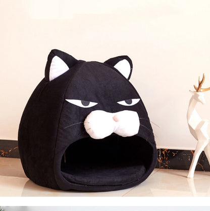 Cat House Bed Cat Litter Mat Sleeping Nest Pet Bed - My Store