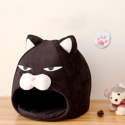 Cat House Bed Cat Litter Mat Sleeping Nest Pet Bed - My Store
