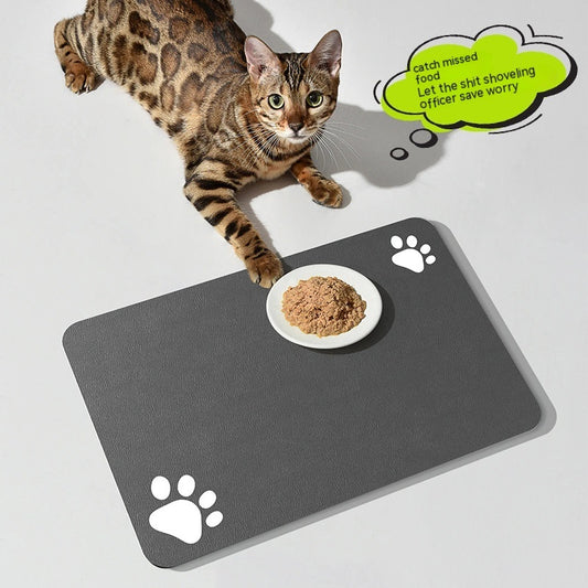 Pet Feeding Mat Dogs And Cats Placemat Washable And Reusable Dog Training Absorbent Urine Pad Quick-drying - My Store
