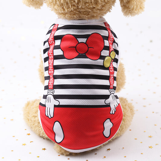 Summer thin pet cartoon clothes - My Store