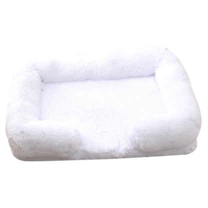 Plush Round Pet Bed Dog Bed Winter - My Store