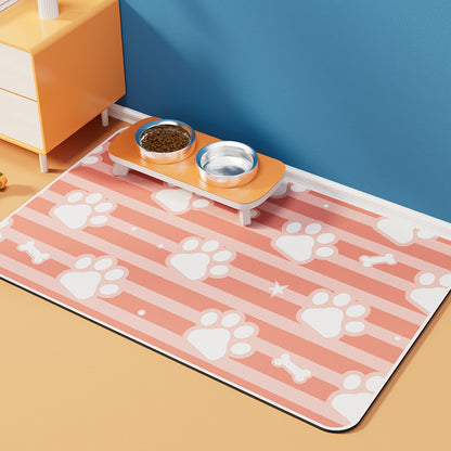 Pet Diatom Ooze Floor Mat Dogs And Cats Eating Mat Spill-proof Waterproof Quick-drying Placemat - My Store