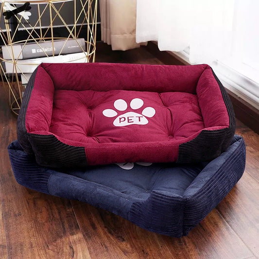 Dog kennel winter warm cat kennel pet dog supplies mat - My Store