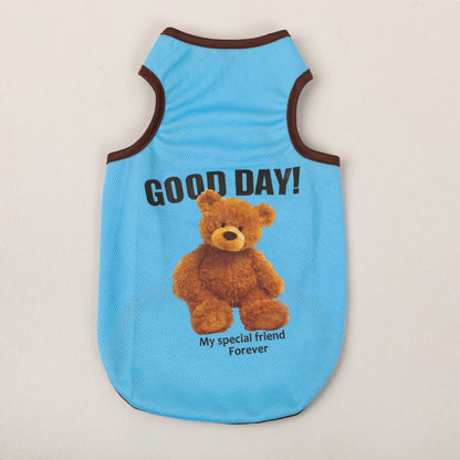 Breathable Thin Pet Clothes Summer Puppy Clothes Cat Clothes Dog Vest - My Store