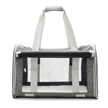 Outdoor Portable Pet Bag Transparent Breathable Foldable Pet Bag - My Store