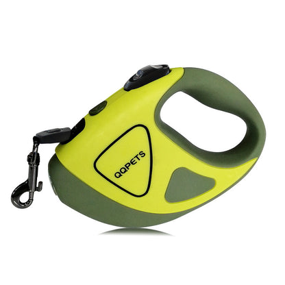 Pet Dog Automatic Retractable Fiber Leash Night Safety LED Shining Automatic Stretching Dog Hand Holding Rope Pet Supplies - My Store