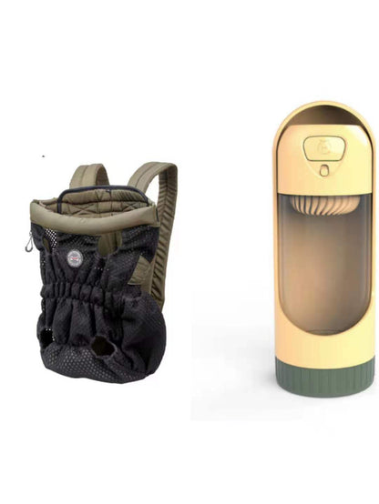 Pet Carrier Backpack Outdoor Travel Mesh Breathable Shoulder Bags - My Store