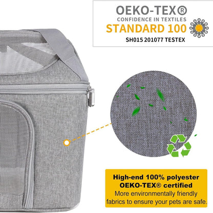 Dog Backpack Breathable Pet Portable Carrier Bag Travel Transport Bag For Small Dogs And Cats Outgoing - My Store