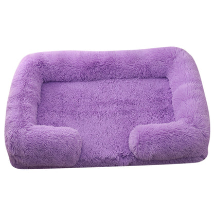 Plush Round Pet Bed Dog Bed Winter - My Store