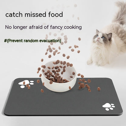 Pet Feeding Mat Dogs And Cats Placemat Washable And Reusable Dog Training Absorbent Urine Pad Quick-drying - My Store