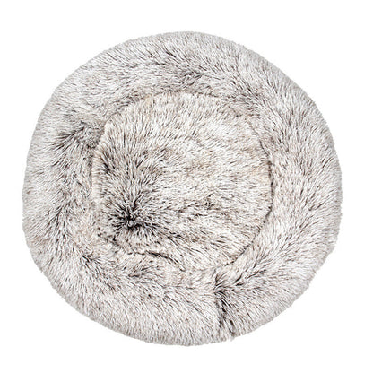 Pet Cat Supplies Round Plush Cat Litter Kennel Dog Mat To Keep Warm In Winter - My Store
