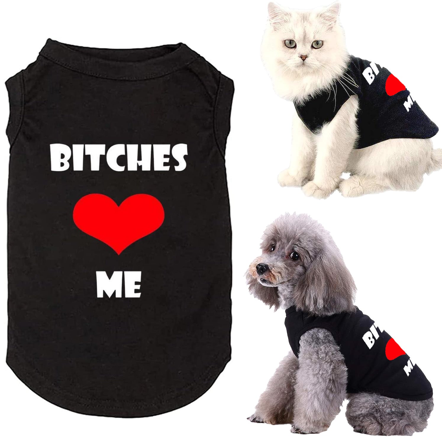 Cat Clothes Breathable Cute Summer Thin Poodle Cartoon Pet Vest - My Store