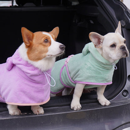 Pet Bathrobe Dog Bath Towel Super Absorbent Shower Cleaning Towel Dog Microfiber Drying Bath Towel Dogs Fast Dry Towel Pet Products - My Store