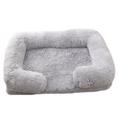 Plush Round Pet Bed Dog Bed Winter - My Store