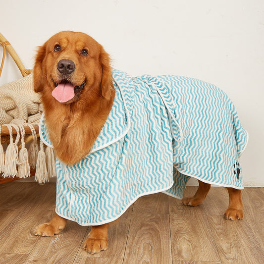 Pet Dogs And Cats Microfiber Bathrobe Towel - My Store