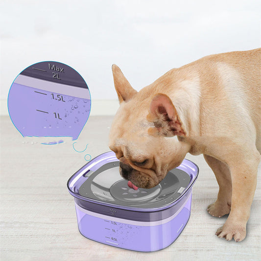 Pet Dog Floating Water Bowl Splash-proof Not Wet Mouth - My Store