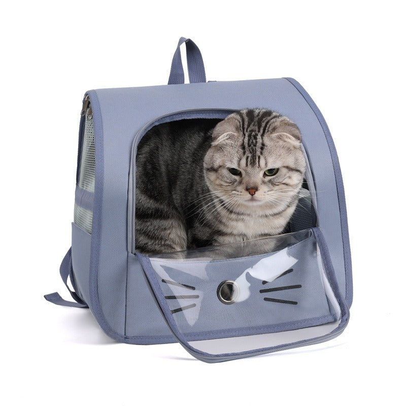 Pet Cat Carrier Bag Cat Backpack Outdoor Breathable Portable Shoulders Bag For Cats Small Dogs Transport Carrier - My Store