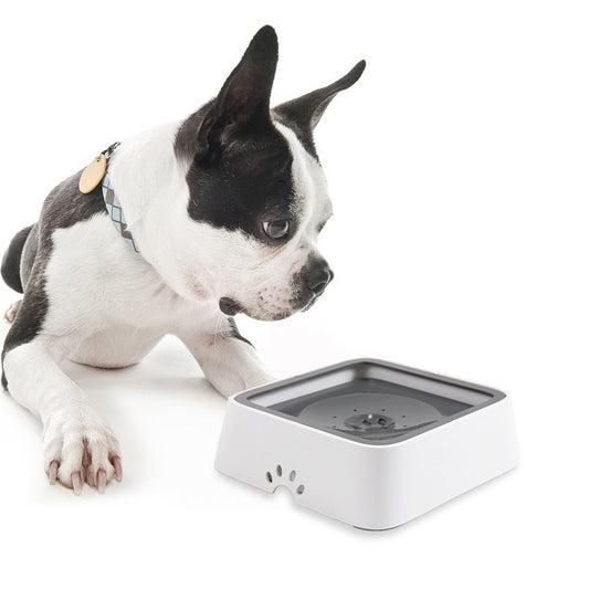 2L Cat And Dog Basin With Floating Bowl Anti-overflow Slow Water Inlet Distributor - My Store