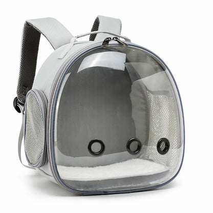 Pet Backpack Hamster Carrier Transparent Small Animal Carrier Guinea Pig Backpack Sugar Glider Ferret Pet Bag Rabbit Bunny Cage - My Store