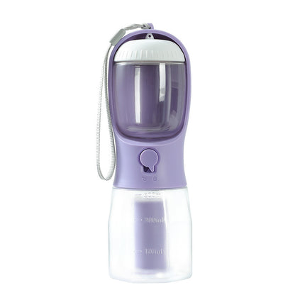 Dog Water Cup Drinking Food Garbage Bag Three-in-one Portable Small Multi-functional Pet Cups Pets Supplies - My Store