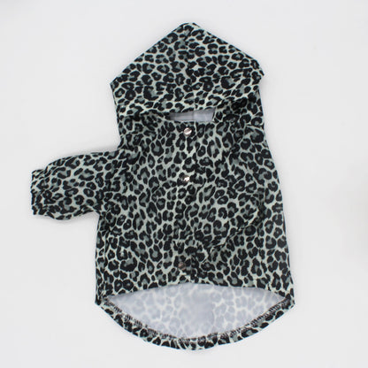 Pet Dog Coat Leopard Print Trench Coat - My Store