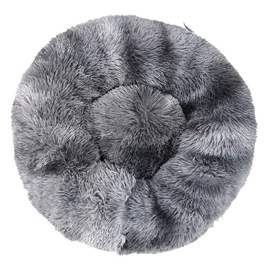 Pet Cat Supplies Round Plush Cat Litter Kennel Dog Mat To Keep Warm In Winter - My Store