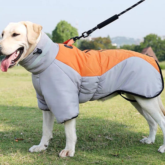 New Winter Dog Coat Waterproof Pet Clothes For Medum Large Dogs Warm Thicken Dog Vest Custome Labrador Jacket - My Store