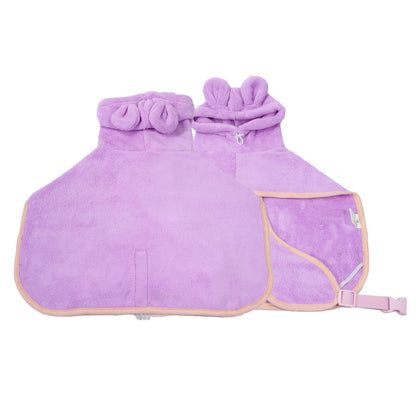 Pet Bathrobe Dog Bath Towel Super Absorbent Shower Cleaning Towel Dog Microfiber Drying Bath Towel Dogs Fast Dry Towel Pet Products - My Store