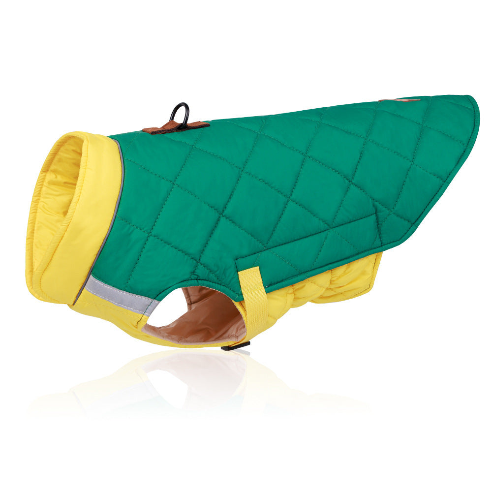 New Style Pet Clothes Reflective Warm Cotton Padded Coat - My Store