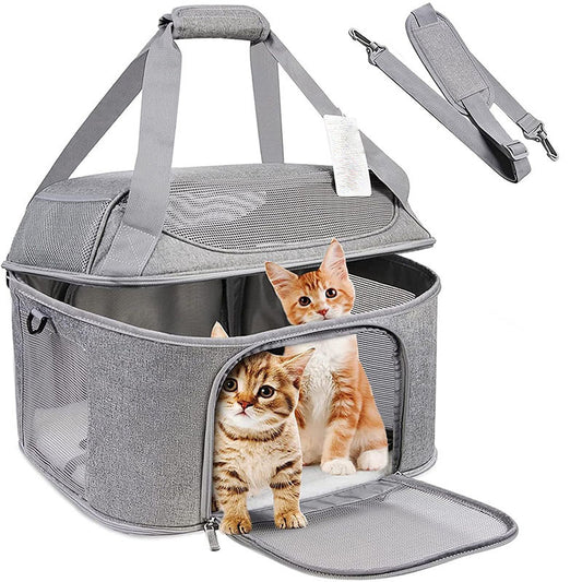 Dog Backpack Breathable Pet Portable Carrier Bag Travel Transport Bag For Small Dogs And Cats Outgoing - My Store