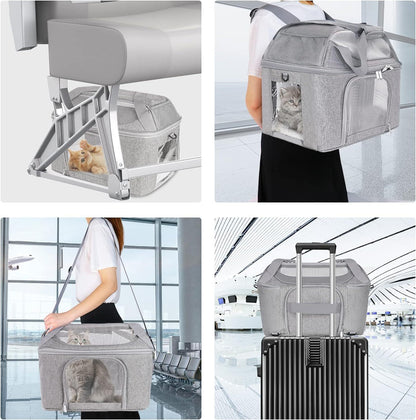 Dog Backpack Breathable Pet Portable Carrier Bag Travel Transport Bag For Small Dogs And Cats Outgoing - My Store