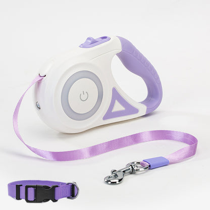Dog Leash Retractable Leash And Dog Collar Spotlight Automatic Pet Dog Cat Traction Rope For Small Medium Dogs Pet Product - My Store