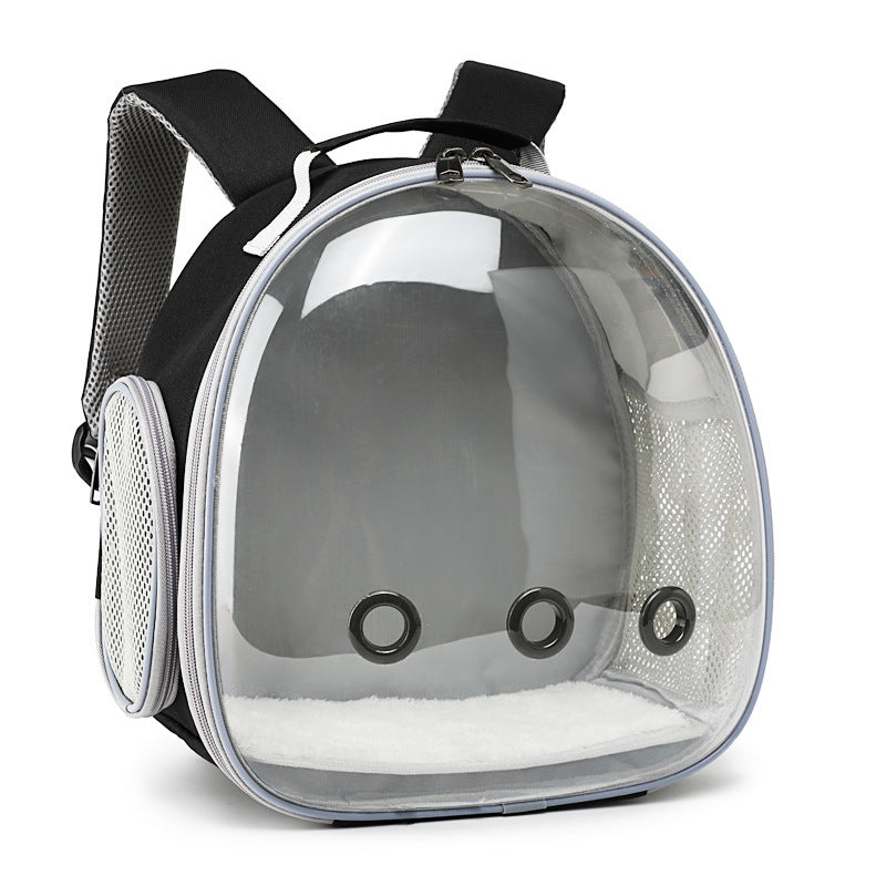Pet Backpack Hamster Carrier Transparent Small Animal Carrier Guinea Pig Backpack Sugar Glider Ferret Pet Bag Rabbit Bunny Cage - My Store