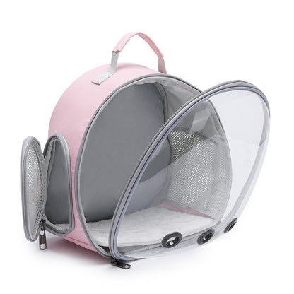 Pet Backpack Hamster Carrier Transparent Small Animal Carrier Guinea Pig Backpack Sugar Glider Ferret Pet Bag Rabbit Bunny Cage - My Store