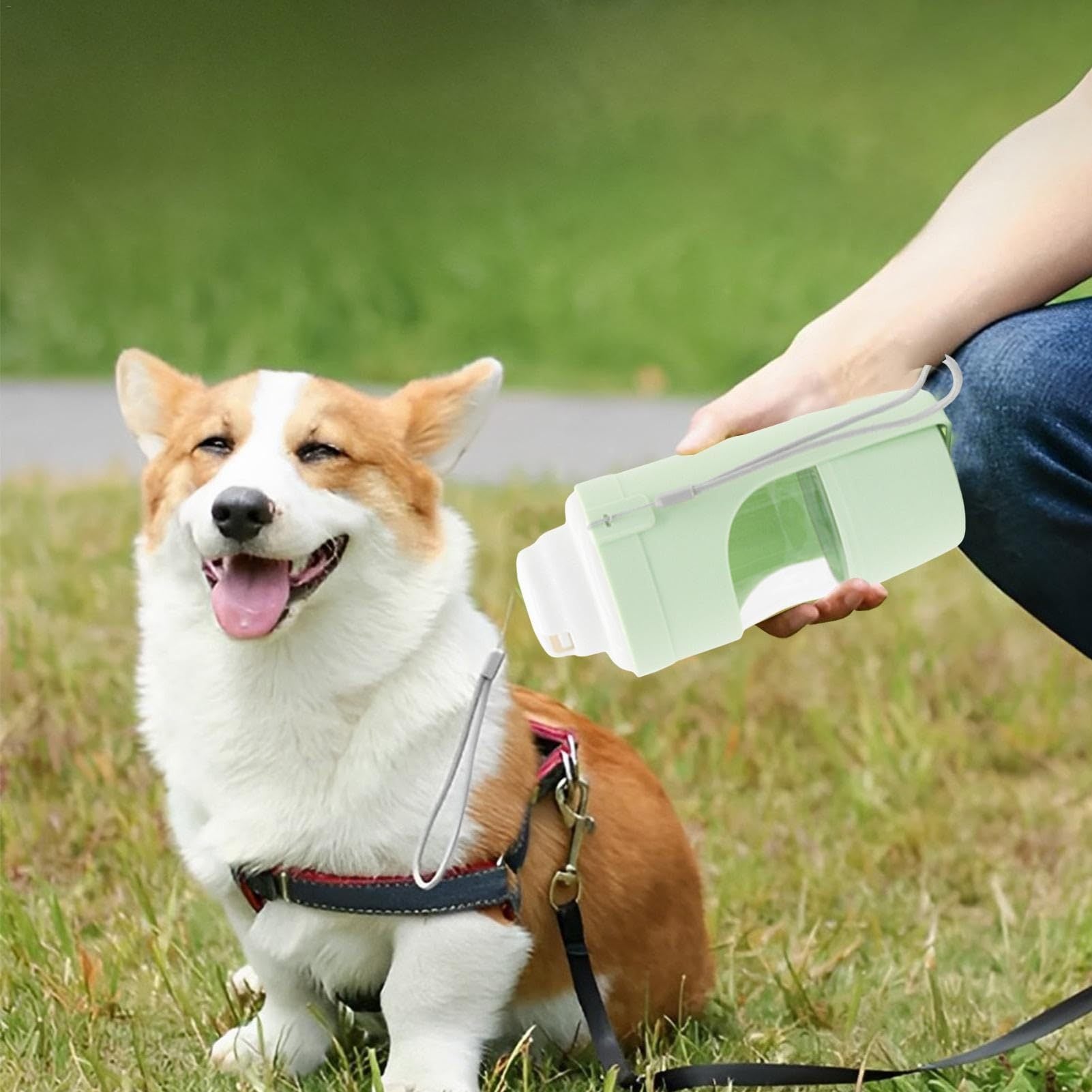 2 In 1 Travel Dog Water Bottle Pet Water Dispenser Feeder Drinking Feeder Dog Outing Water Feeder Pets Outdoor Portable Cup Pet Products - My Store
