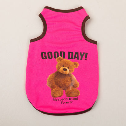 Breathable Thin Pet Clothes Summer Puppy Clothes Cat Clothes Dog Vest - My Store