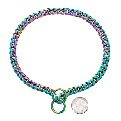 Small And Medium Sized Pet Dog Leash Stainless Steel Encrypted Collar - My Store