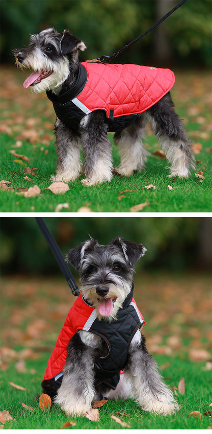 New Style Pet Clothes Reflective Warm Cotton Padded Coat - My Store