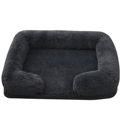 Plush Round Pet Bed Dog Bed Winter - My Store